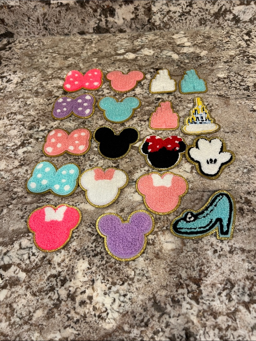 Kids Iron-On Patch Set - Pastel Multicolor